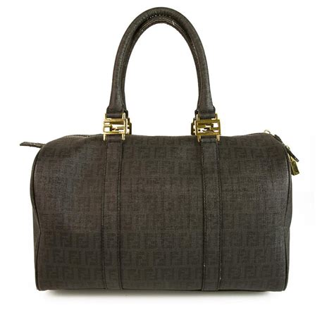 fendi zucca monogram satchel